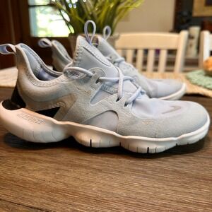 Nike Free RN 5.0 Running Shoes Lightweight Athletic Sneakers Blue 5.5Y